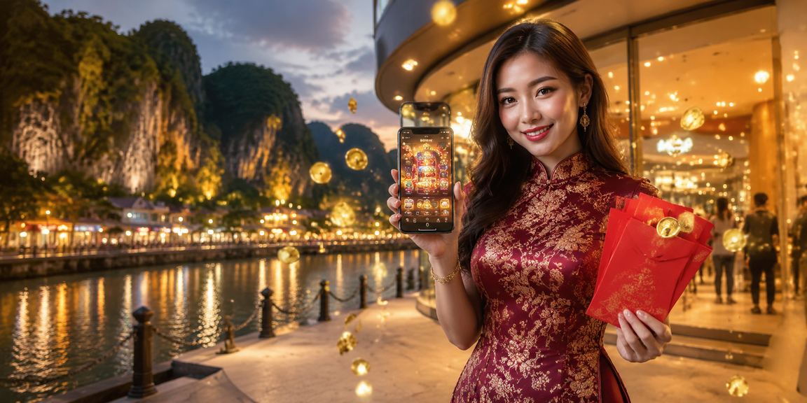 A Malay festive atmosphere in Ipoh featuring bonus elements and family protection in responsible gaming