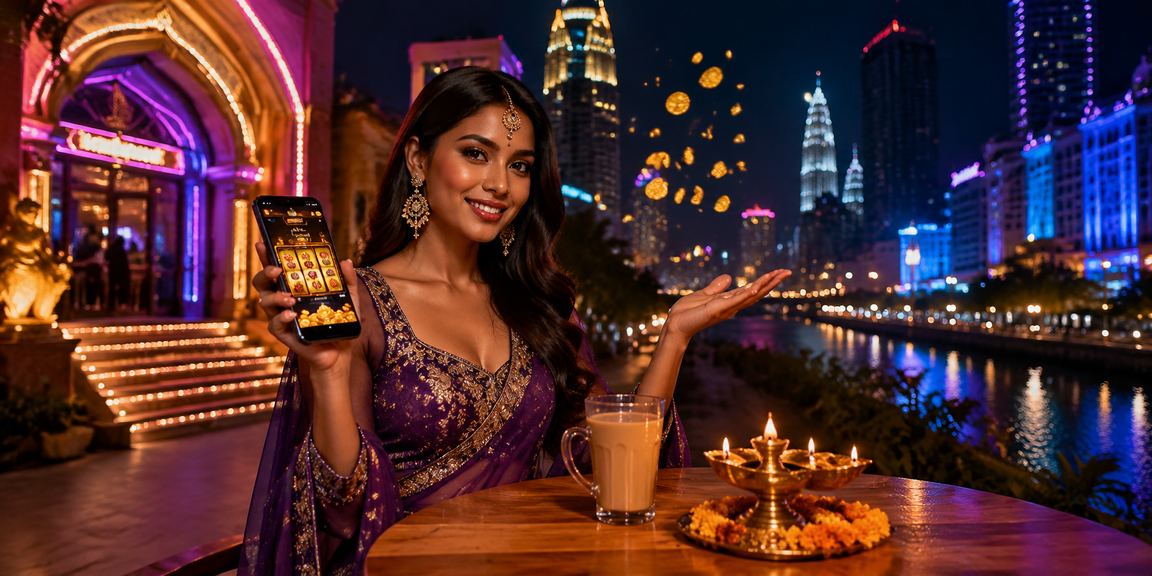 Mobile casino games in Kuala Lumpur with a modern, clean interface